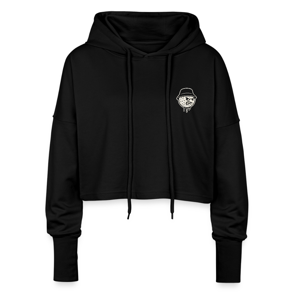 Cropped Women’s Hoodie - black