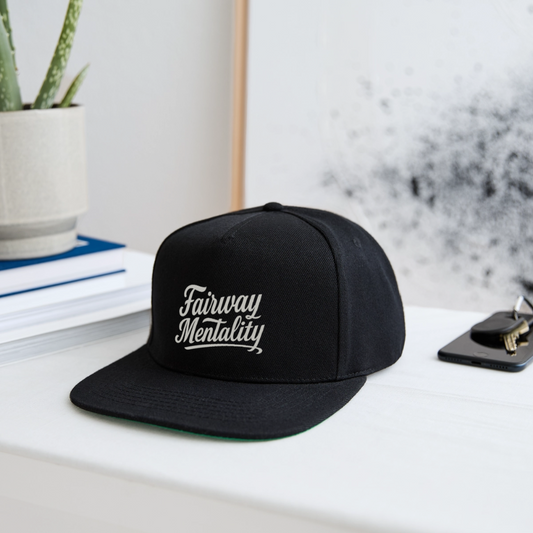 Snapback Cap Fairway Mentality - Schwarz/Schwarz
