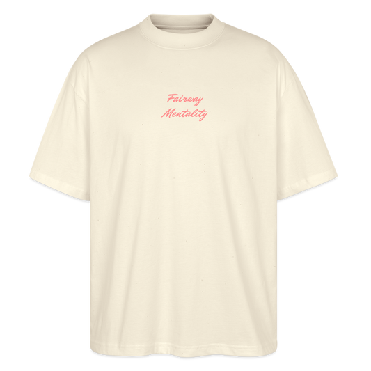 Oversized Unisex Organic T-shirt Tokyo Creme - natural raw