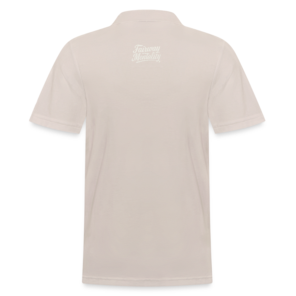 Men's Polo Shirt Bucket Logo - beige