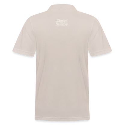 Men's Polo Shirt Bucket Logo - beige
