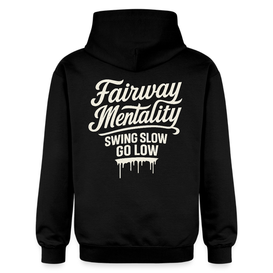 Unisex Softstyle® Midweight Hoodie FM Black - black