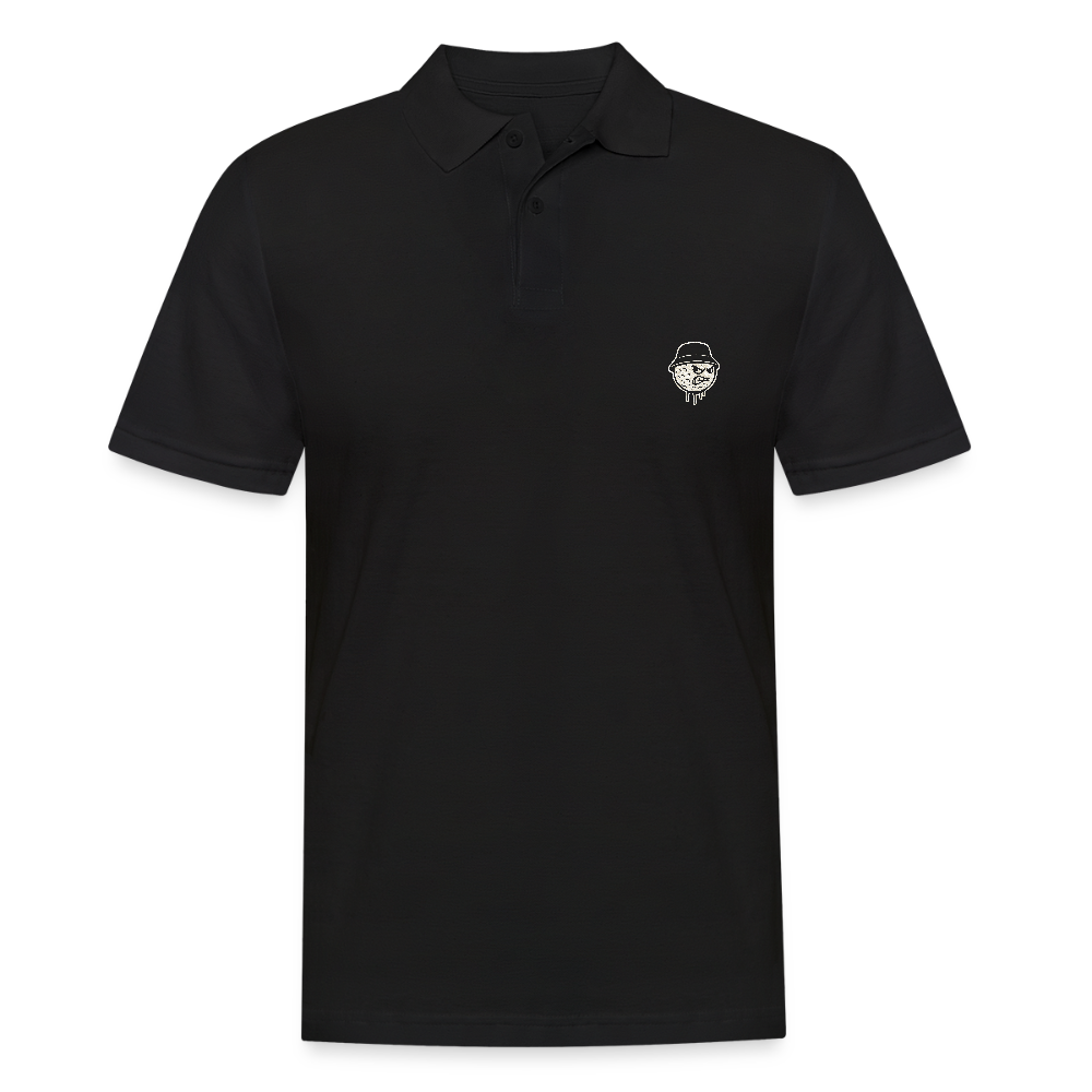 Men's Polo Shirt Bucket Logo - black