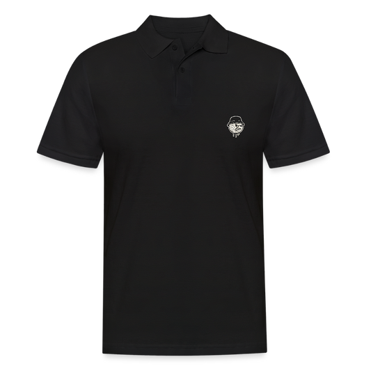 Men's Polo Shirt Bucket Logo - black