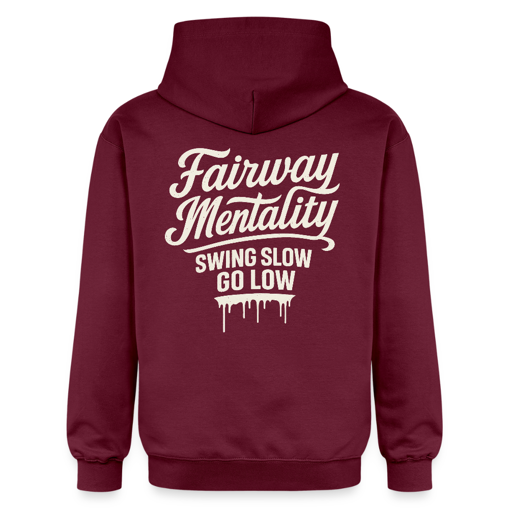 Unisex Softstyle® Midweight Hoodie FM Black - maroon