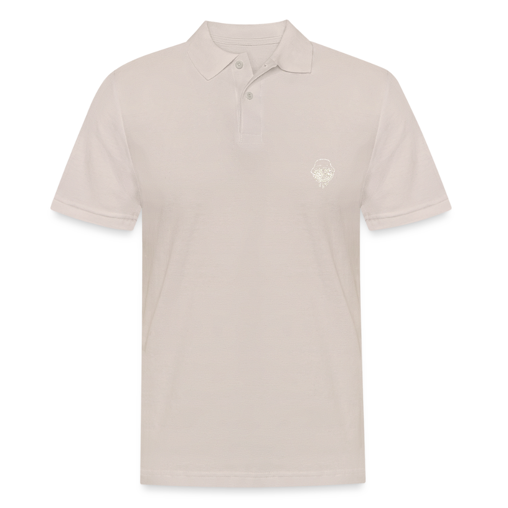 Men's Polo Shirt Bucket Logo - beige