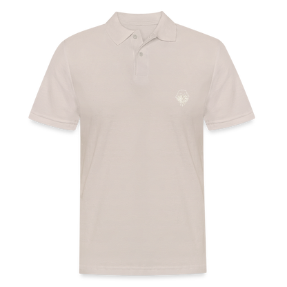 Men's Polo Shirt Bucket Logo - beige