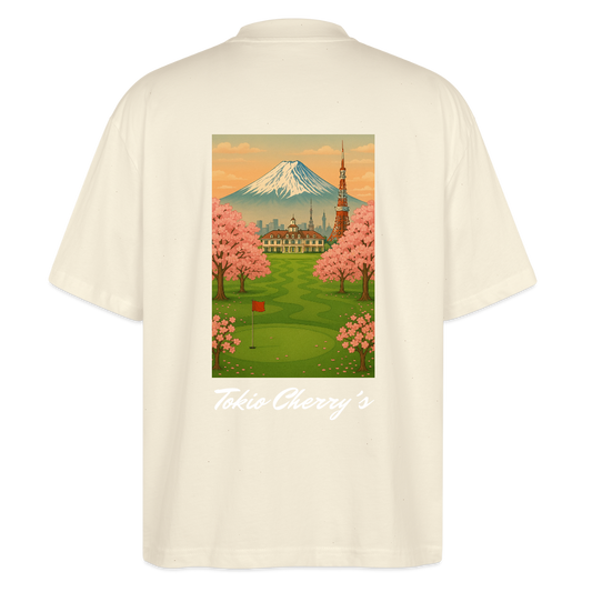 Oversized Unisex Organic T-shirt Tokyo Black - natural raw