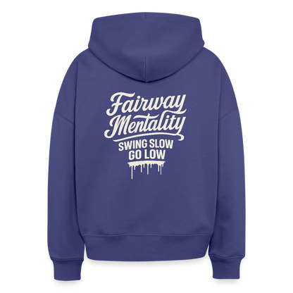 Boxy Women Organic Hoodie Nora - king's blue