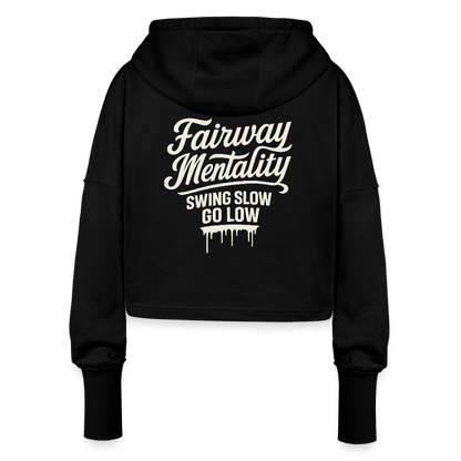 Cropped Women’s Hoodie - black
