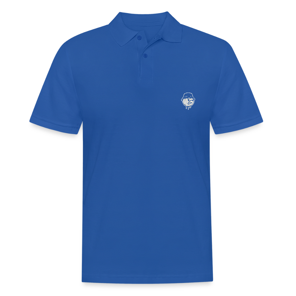 Men's Polo Shirt Bucket Logo - royal blue