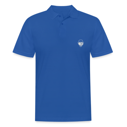 Men's Polo Shirt Bucket Logo - royal blue
