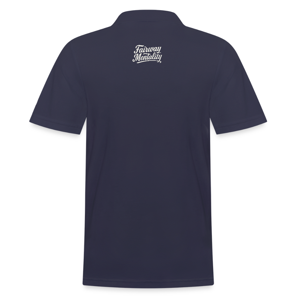 Men's Polo Shirt Bucket Logo - navy