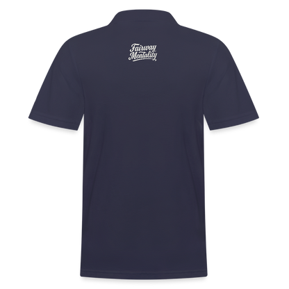 Men's Polo Shirt Bucket Logo - navy