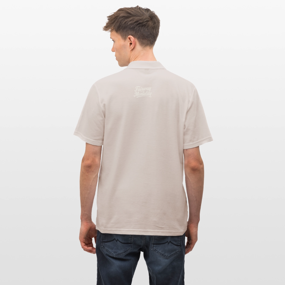Men's Polo Shirt Bucket Logo - beige