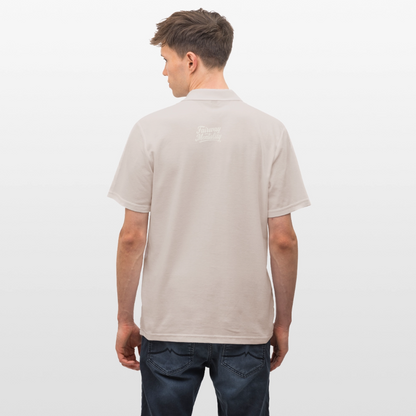 Men's Polo Shirt Bucket Logo - beige