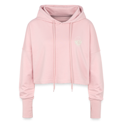 Cropped Women’s Hoodie - light pink