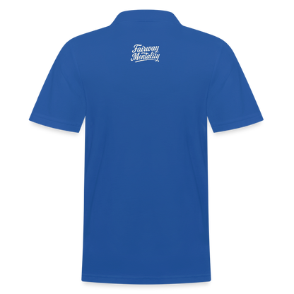 Men's Polo Shirt Bucket Logo - royal blue