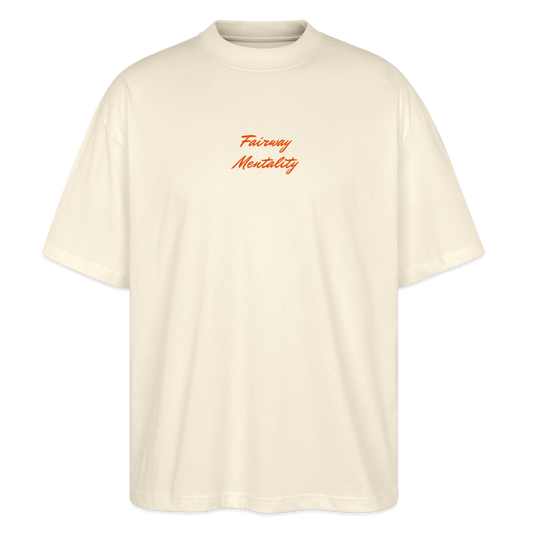 Oversized Unisex Organic T-shirt ´Pine Glade´ - natural raw